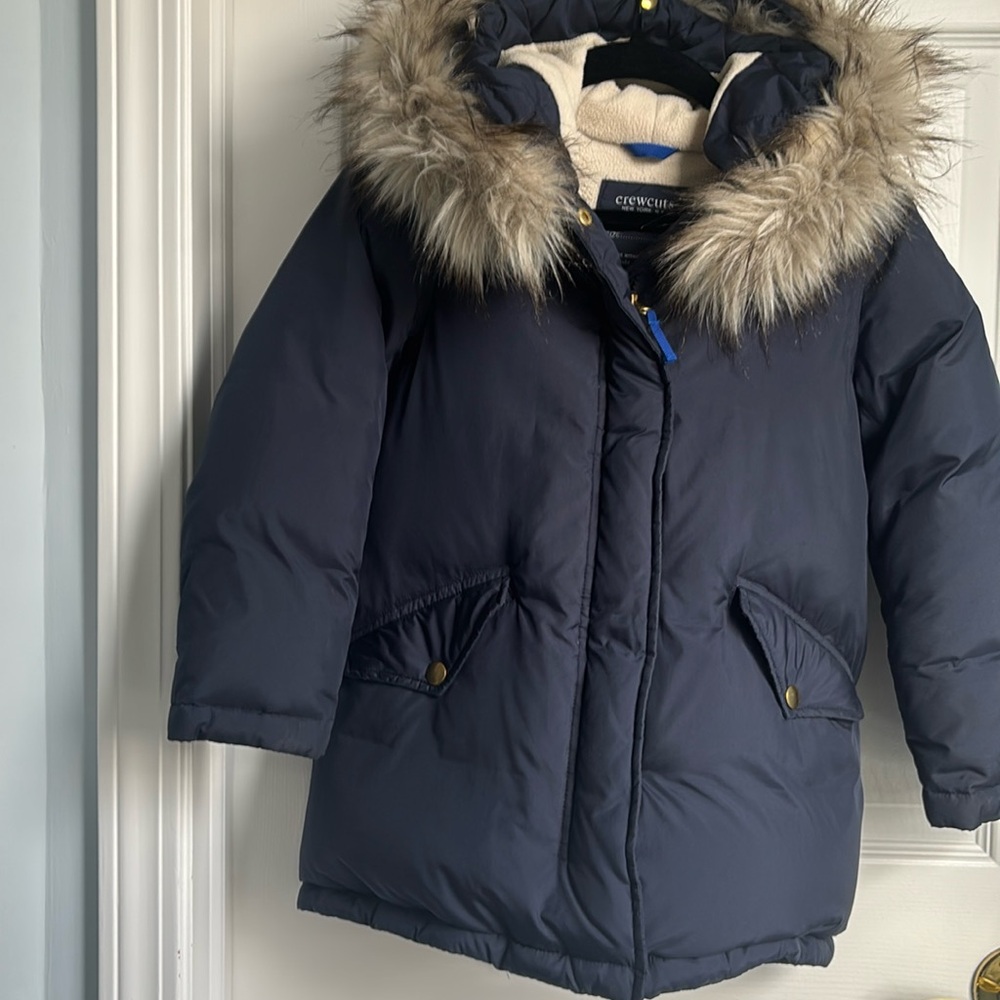 Girls Crewcuts Size 6-7y Down/Feather Coat